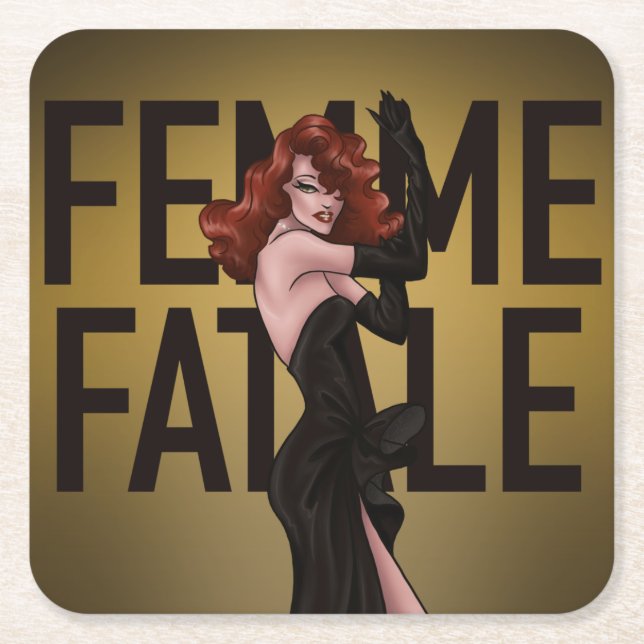 Femme Fatale Coasters (Front)