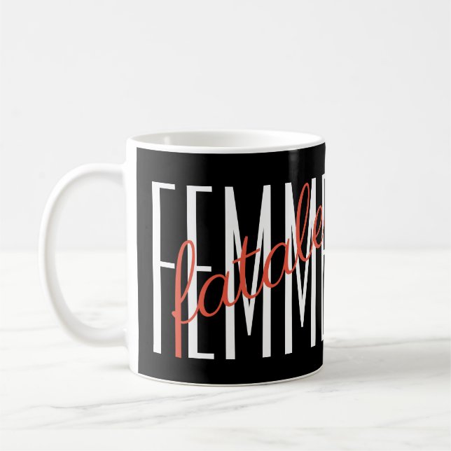 femme fatale coffee mug (Left)