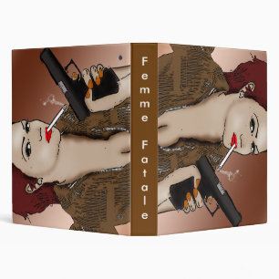 Femme Fatale - Fumer et Classeur de poupée d'arme