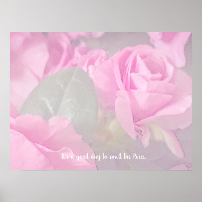 Femme Floral Rose Anniversaire Poster Design (Devant)