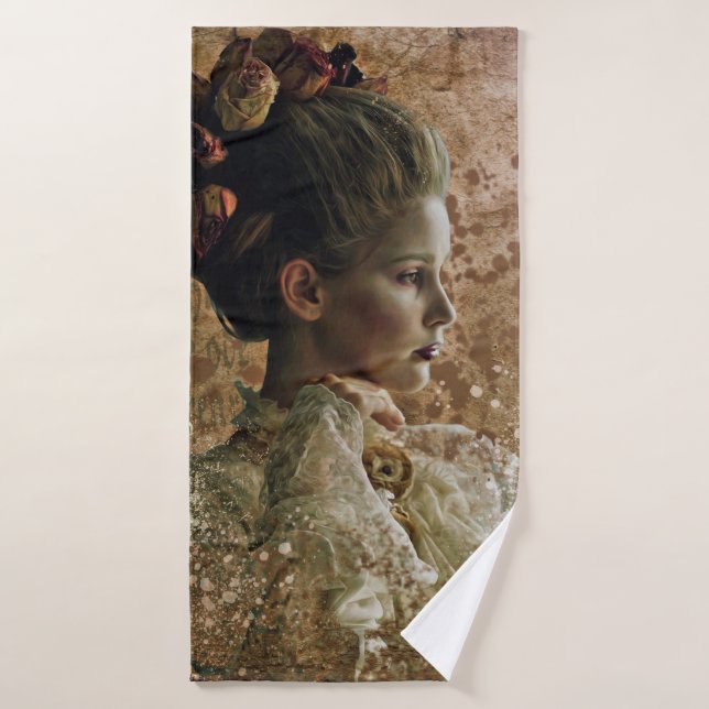 Femme ghost halloween (Serviette de bain)