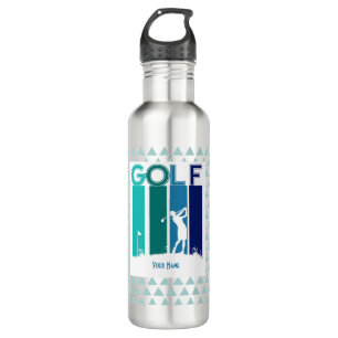 Femme Golfer Customisée bouteille d'eau