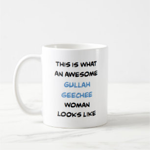 femme gullah geechee, superbe mug à café