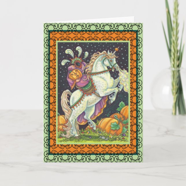 FEMME HORREUR SANS TÊTE ACCUEILLIR CARTE VERSE (Devant)