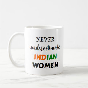 femme indienne tasse à café