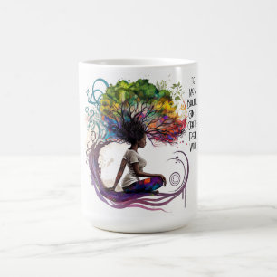 Femme Inspirée, Artisanée Dans La Mug