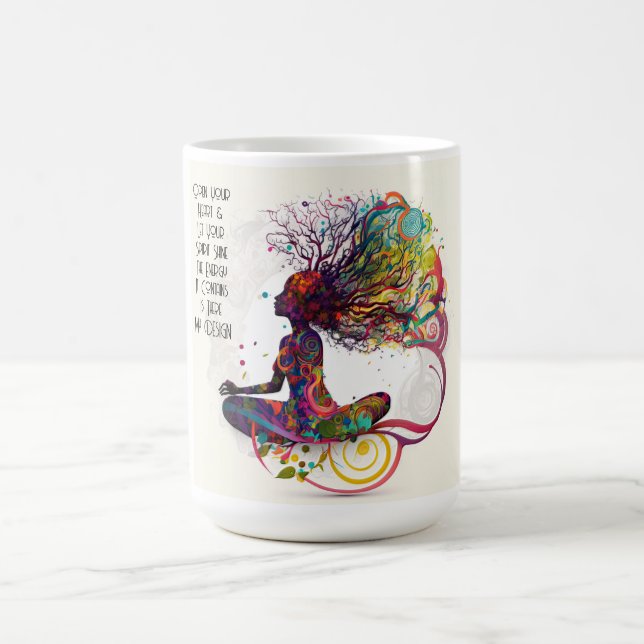 Femme inspirée Open Heart Mug (Centre)