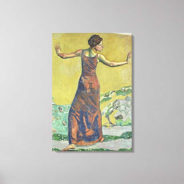 Femme Joyeuse Canvas Print (Front)