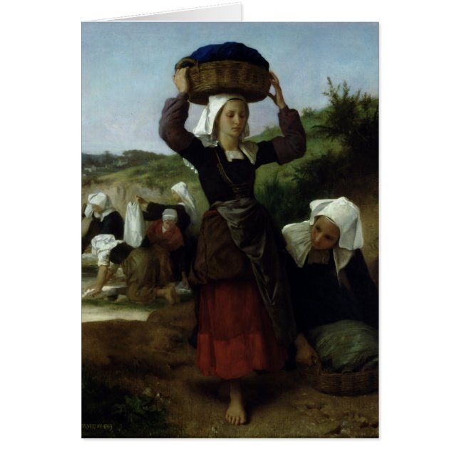 Femme-laveuse de Fouesnant par Bouguereau (Devant)