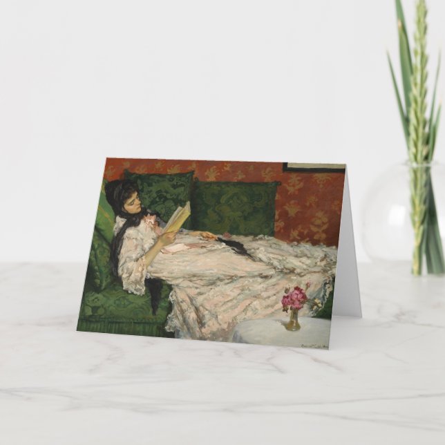 Femme Lisant | Rupert Bunny Card (Front)
