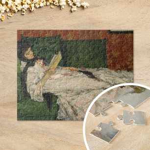 Femme Lisant Rupert Bunny Jigsaw Puzzle