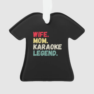 Femme Maman légende karaoké chanter vintage Noël