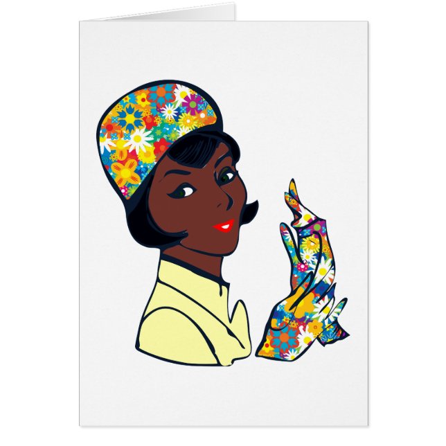 femme mod noire (Devant)