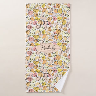 femme pastel jaune
