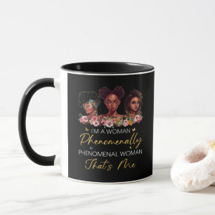 Femme Phénomène Mug Noir Et Blanc