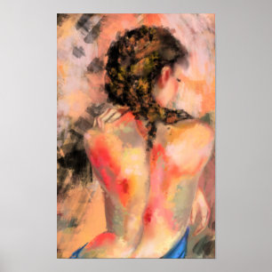 Femme Séductrice Corps Affiche Art - Peinture