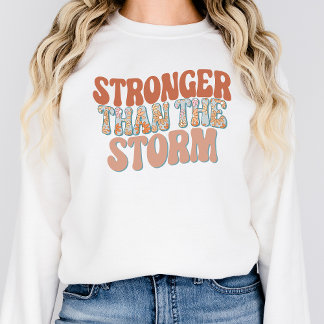 Femme Sweatshirt forte Retro Graphisme positif