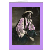 Femme tzigane vintage