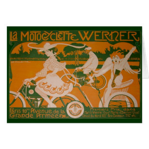 Femme vintage à vélo avec Cupidon