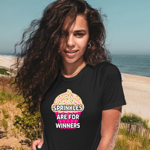 FEMMES ANNIVERSAIRE SPRINKLES CUPCAKE T-SHIRTS AMU