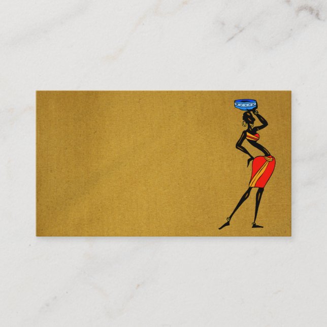 Femmes Cartes de visite d'Afrique (Devant)