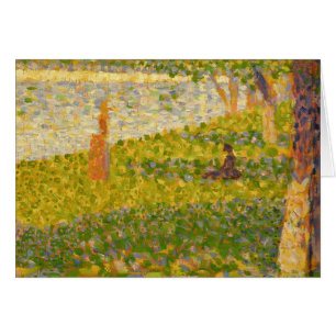 Femmes de Georges Pierre Seurat   sur la berge, s