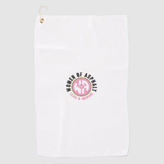 Femmes de la serviette de golf d'Asphalt