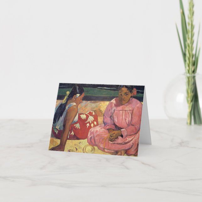 "Femmes de Tahitian sur la carte de Paul Gauguin (Devant)