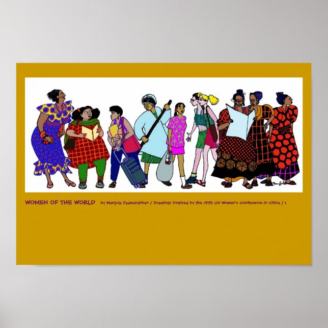 Femmes du monde POSTER (Devant)