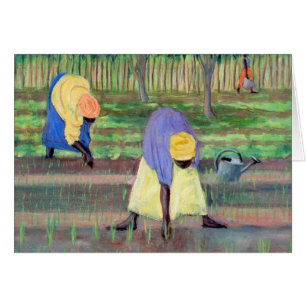 Femmes faisant du jardinage 2005