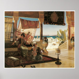 Femmes filant au Morac, Roudolf Ernst Poster