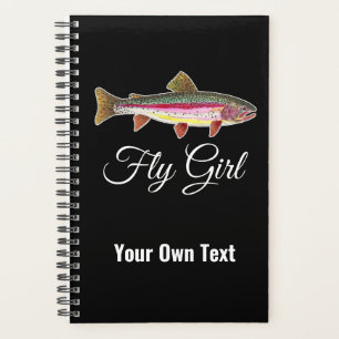 Femmes Fly Gal Fishing Rainbow Trout Planner