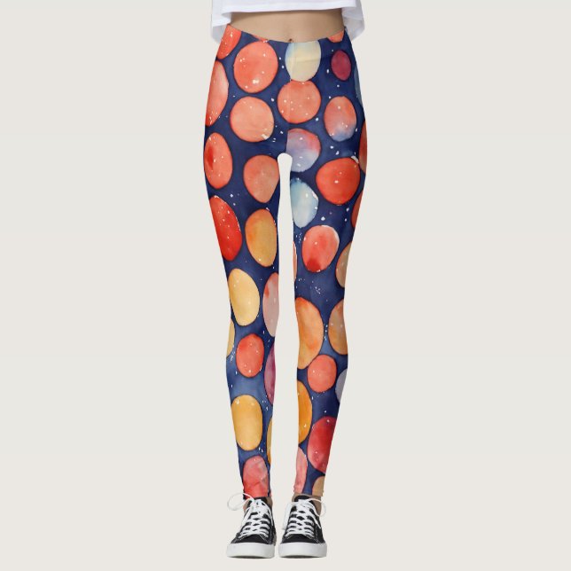 femmes leggings avec points folka (Devant)
