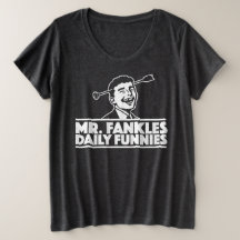 Femmes plus le T-shirt classé…. avec Cornélius