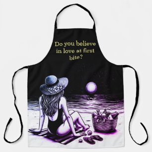 Femmes profitant d'un barbecue d'été avec tabliers