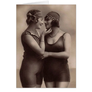 Femmes vintages dans l'amour