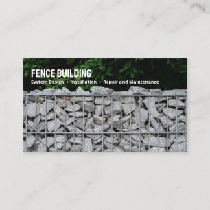 Fence Building Business Card