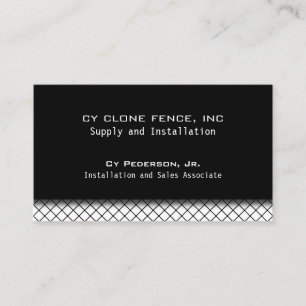 Fence Business Card