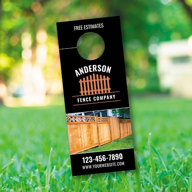 Fence Door Hanger, Fence Installation Door Hanger (Creator Uploaded)