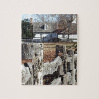Fence in Colonial Williamsburg Jigsaw Puzzle