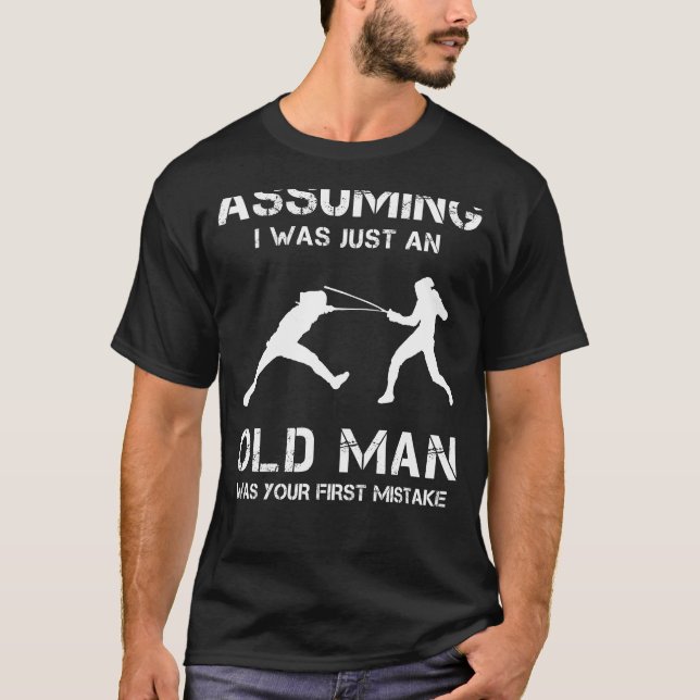 Fence in the Laughs with our Fencing Tee: Masterfu T-Shirt (Front)