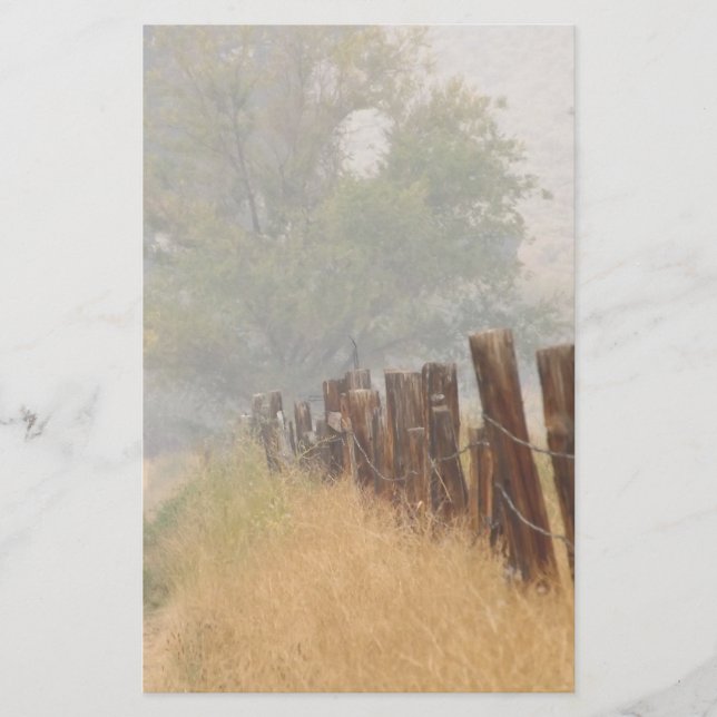 Fence Line Stationery (Front)