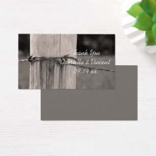 Fence rurale Post Pays Ranch Mariage Faveur Tags