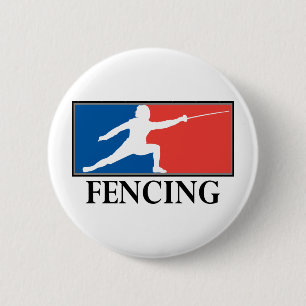 Fencing 2 Inch Round Button