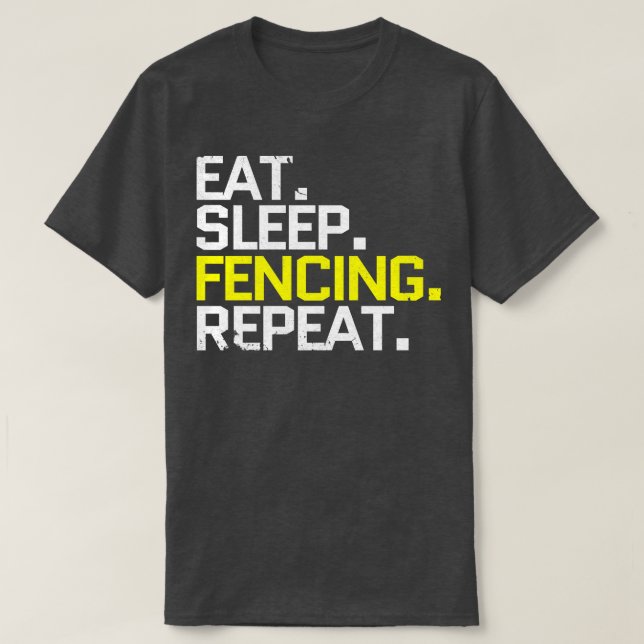 fencing 5 T-Shirt (Design Front)