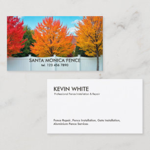 Fencing Business Card