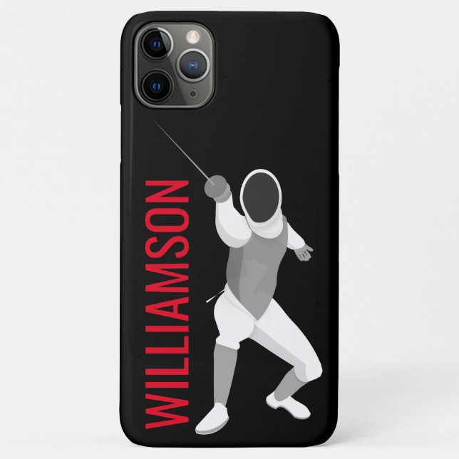 Fencing Case-Mate iPhone Case (Back)