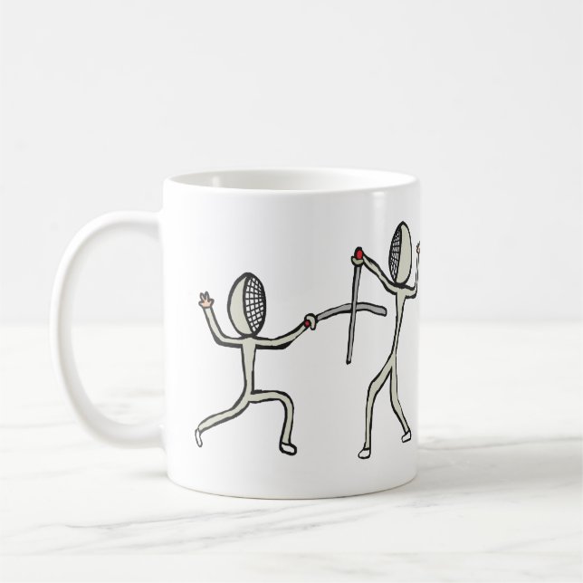 Fencing Coffee Mug (Left)