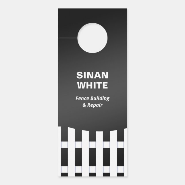 Fencing Door Hanger (Front)