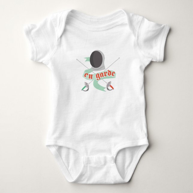 Fencing En Garde Baby Bodysuit (Front)
